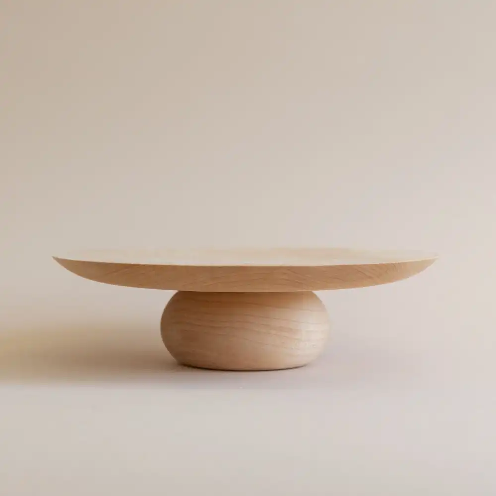 Handcrafted Maple Cake Stand