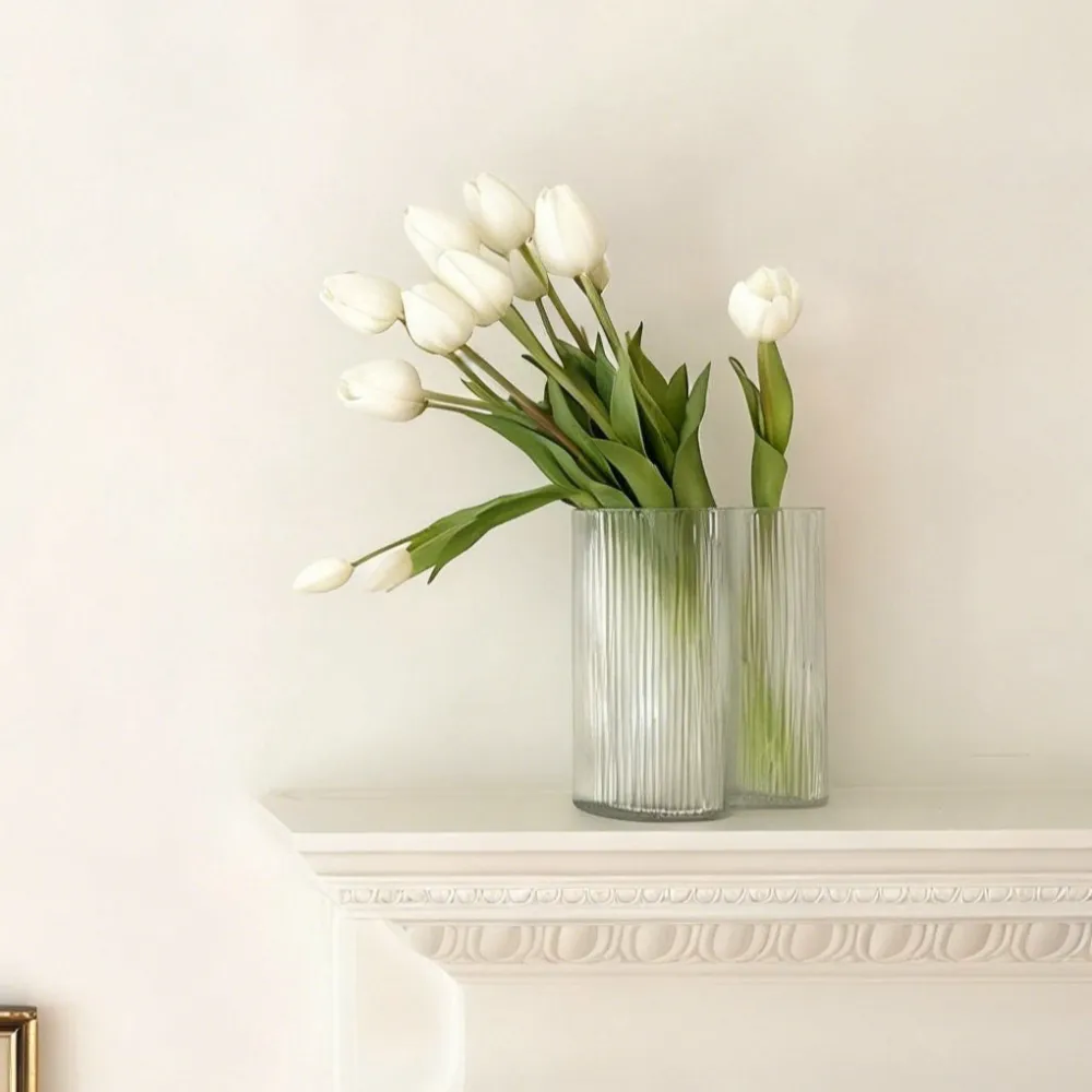 Asymmetrical Real Touch Tulip Design