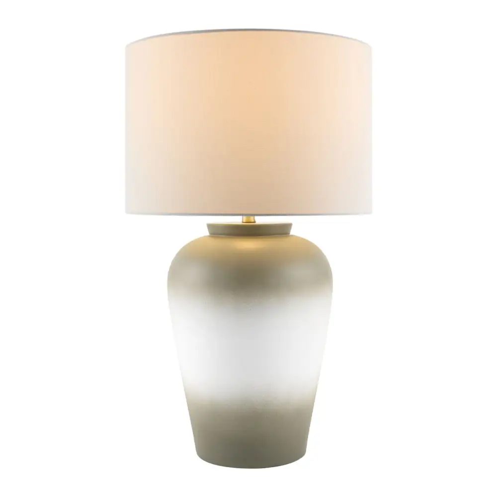 Painted Ceramic Table Lamp