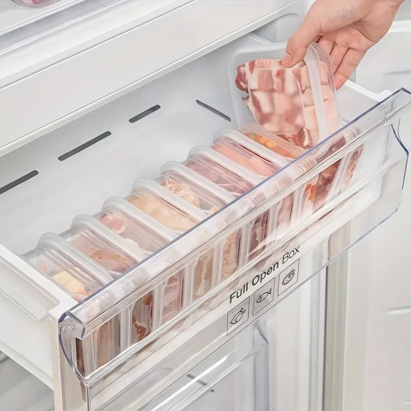 2 Pcs Square Food Storage Box