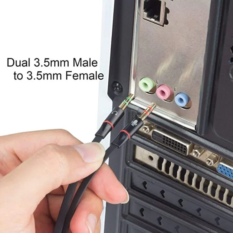 COMPUTER AUX CONVERT TO AUX FEMALE CONVERTER