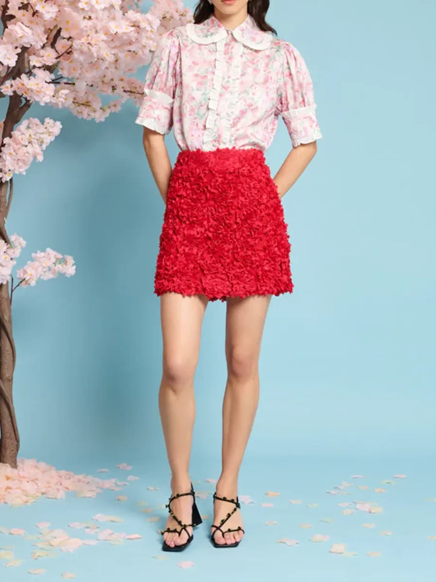 Plume Mini Skirt