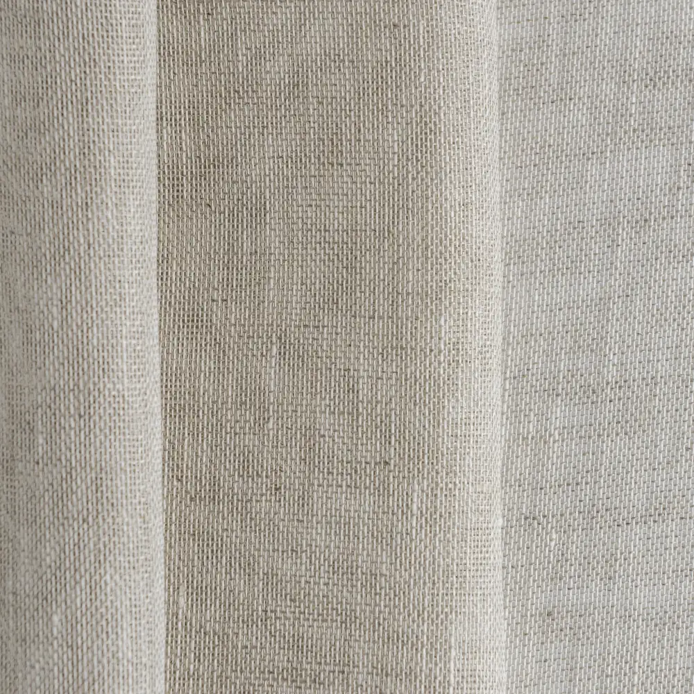 Voile Back Tab Linen Curtain