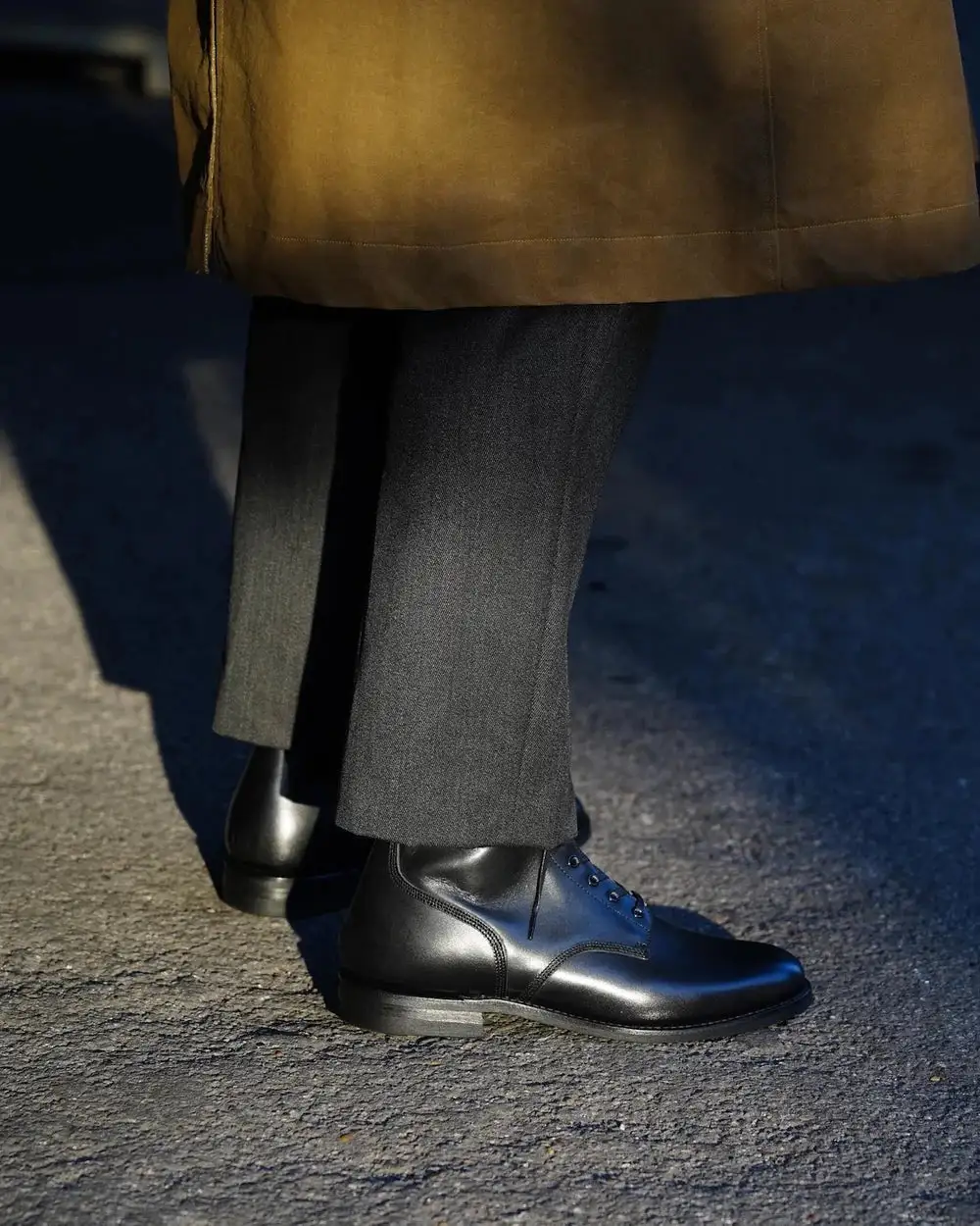 Traditional Calf Leather Men's Casual Dress Shoes