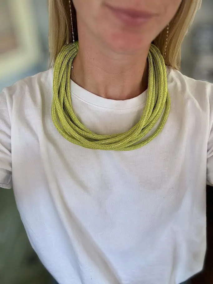 Strand Slub Statement Necklace