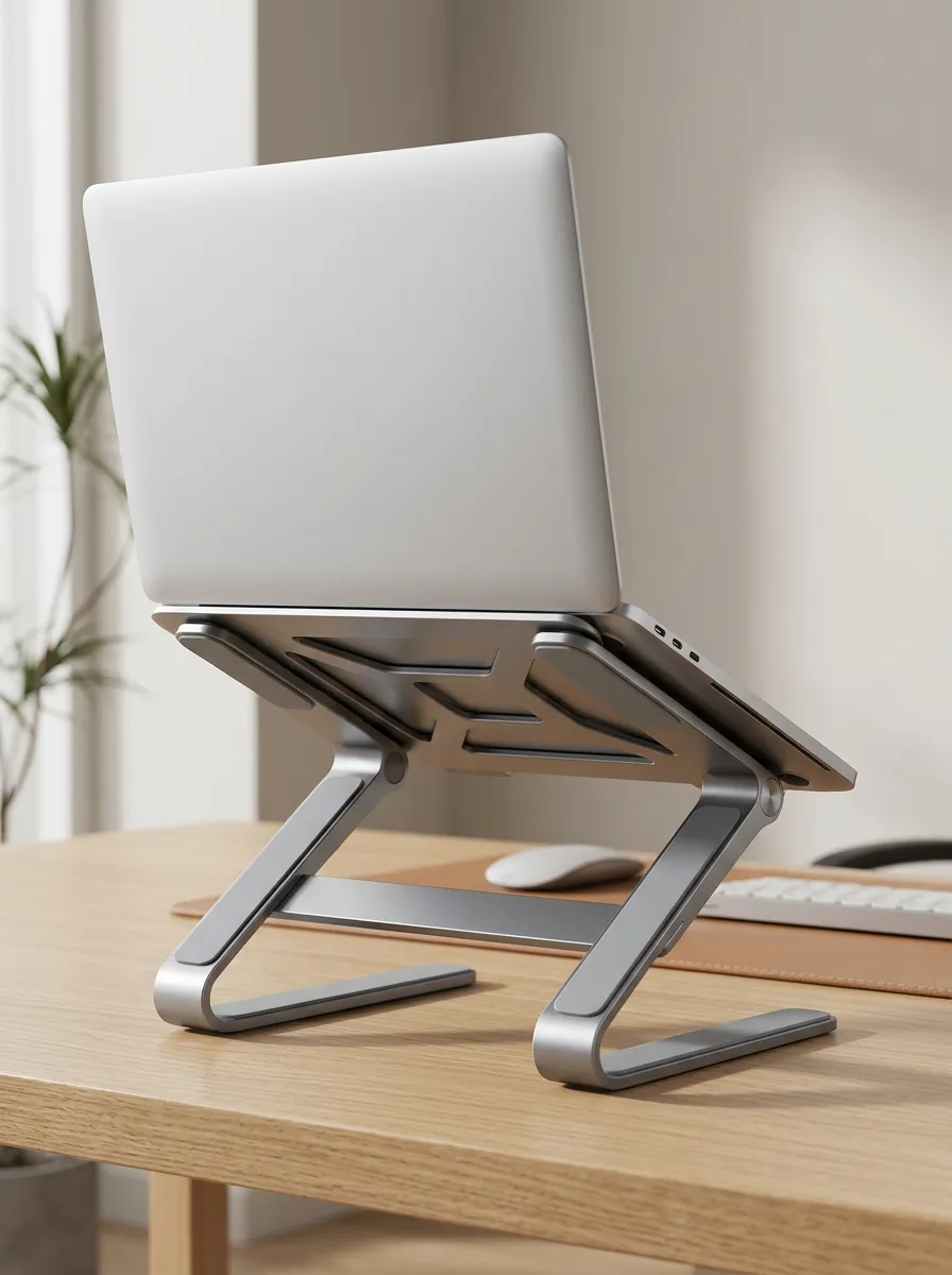 Compact Ergonomic Aluminum Laptop Stand