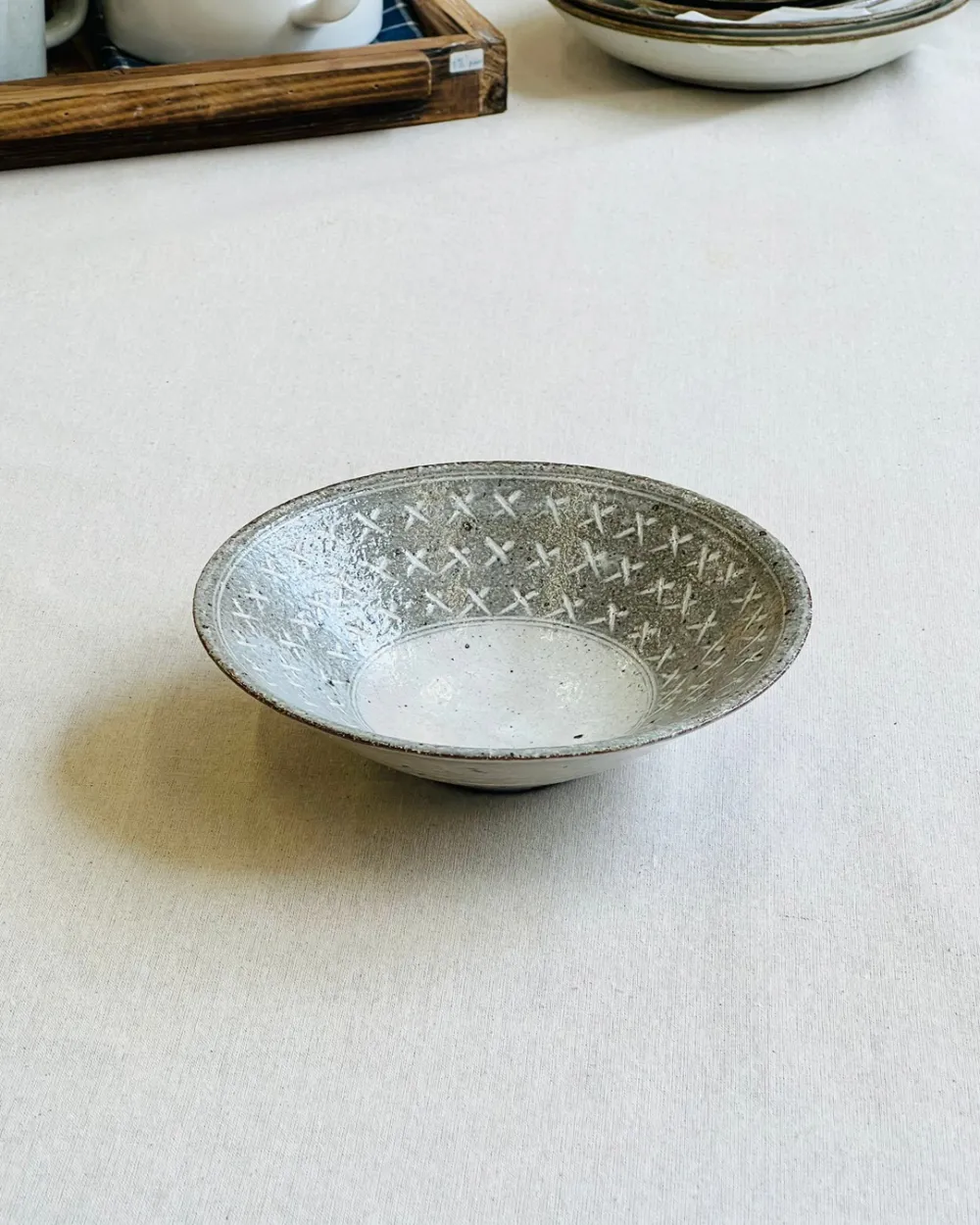Cross Texture Side Dish Bowl