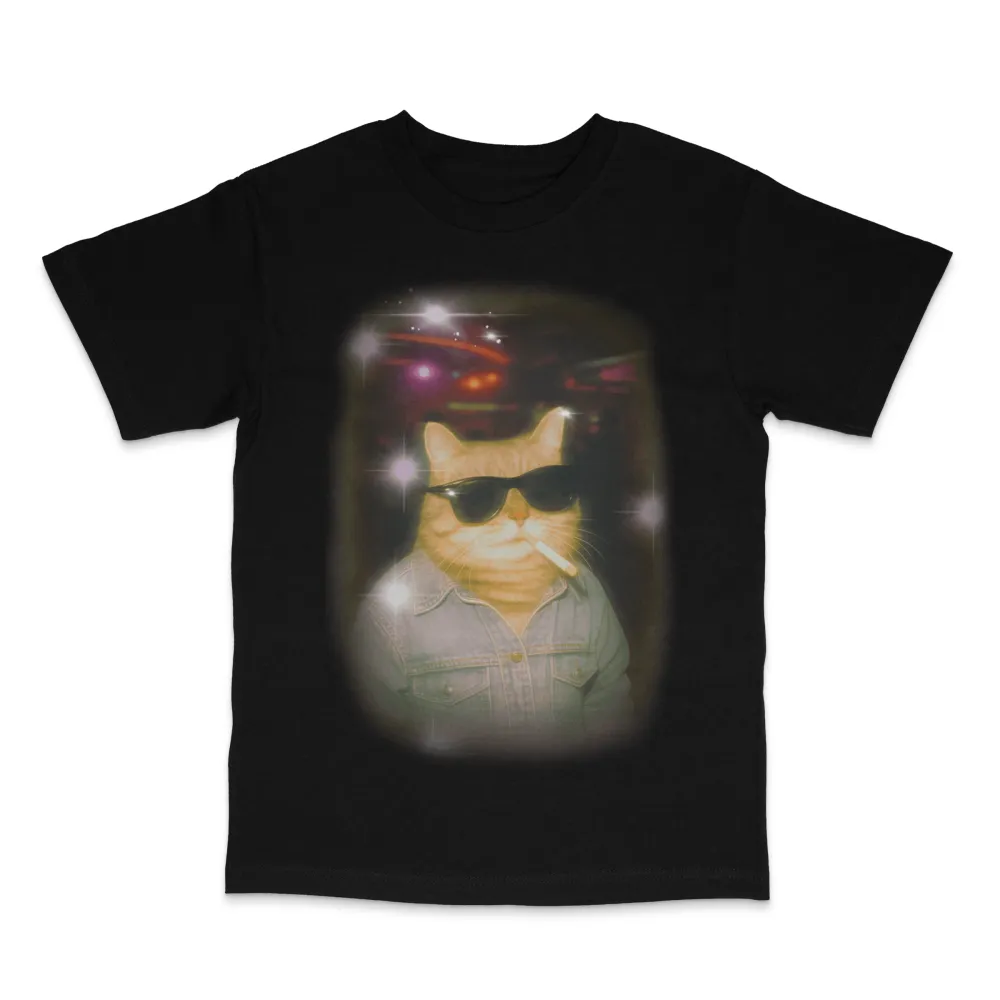 Kitty Graphic Cotton Tee