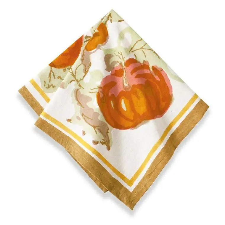 Relaxed Pumpkin Harvest Napkin Set