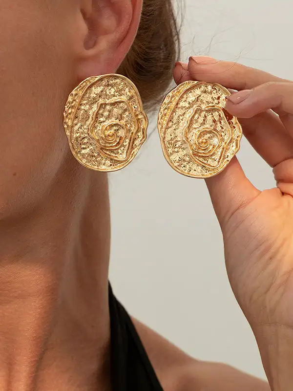 Balanced Abstract Drop Earrings