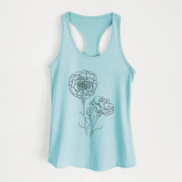 Carnations - Dianthus Caryophyllus Tank Top