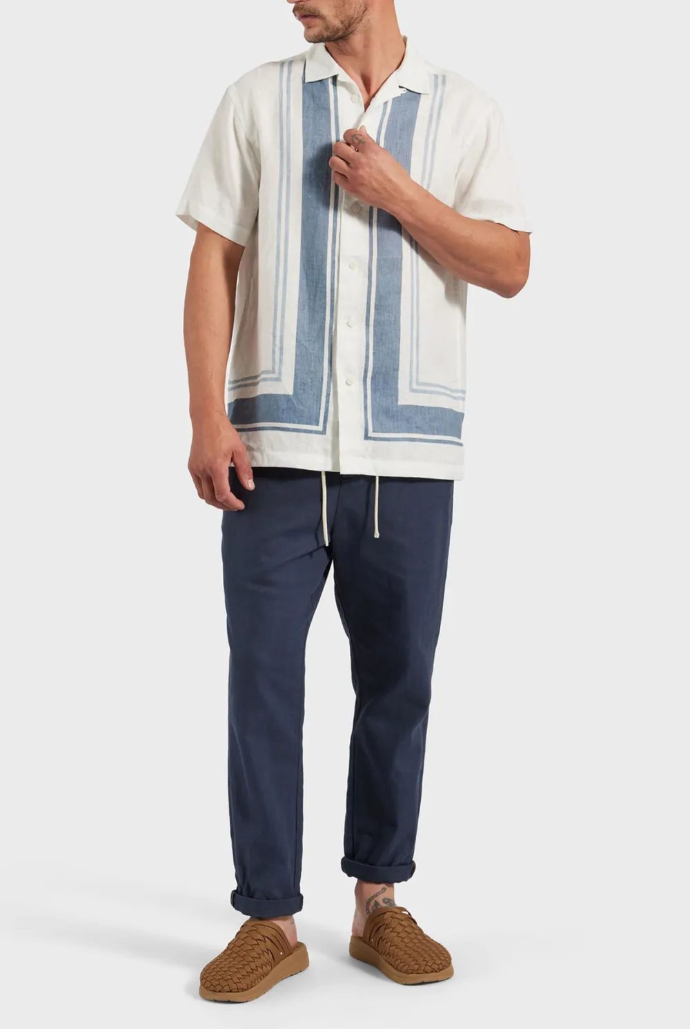Abstract Art Print Short Sleeve Shirt