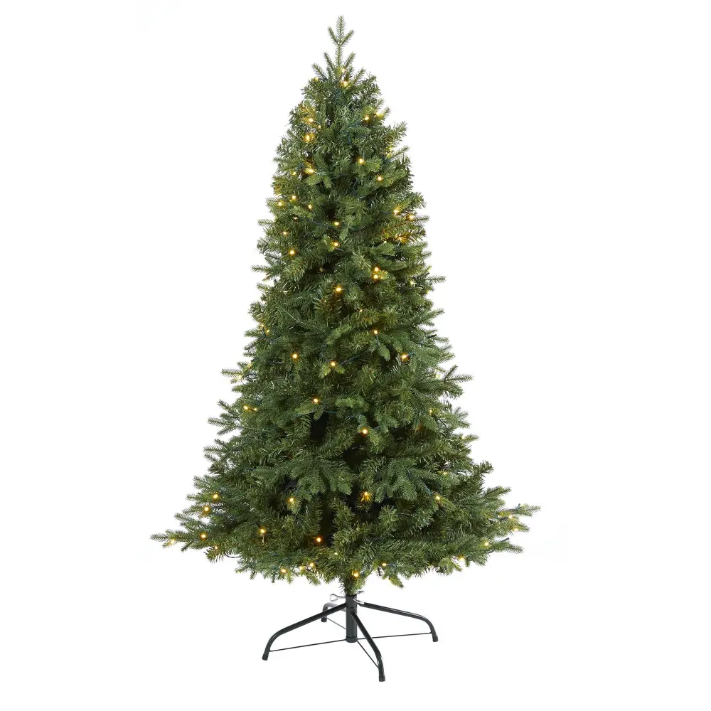 Vermont Fir Artificial Christmas Tree with Clear LED Lights
