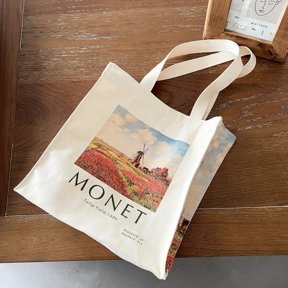 Casual Everyday Canvas Tote Bag