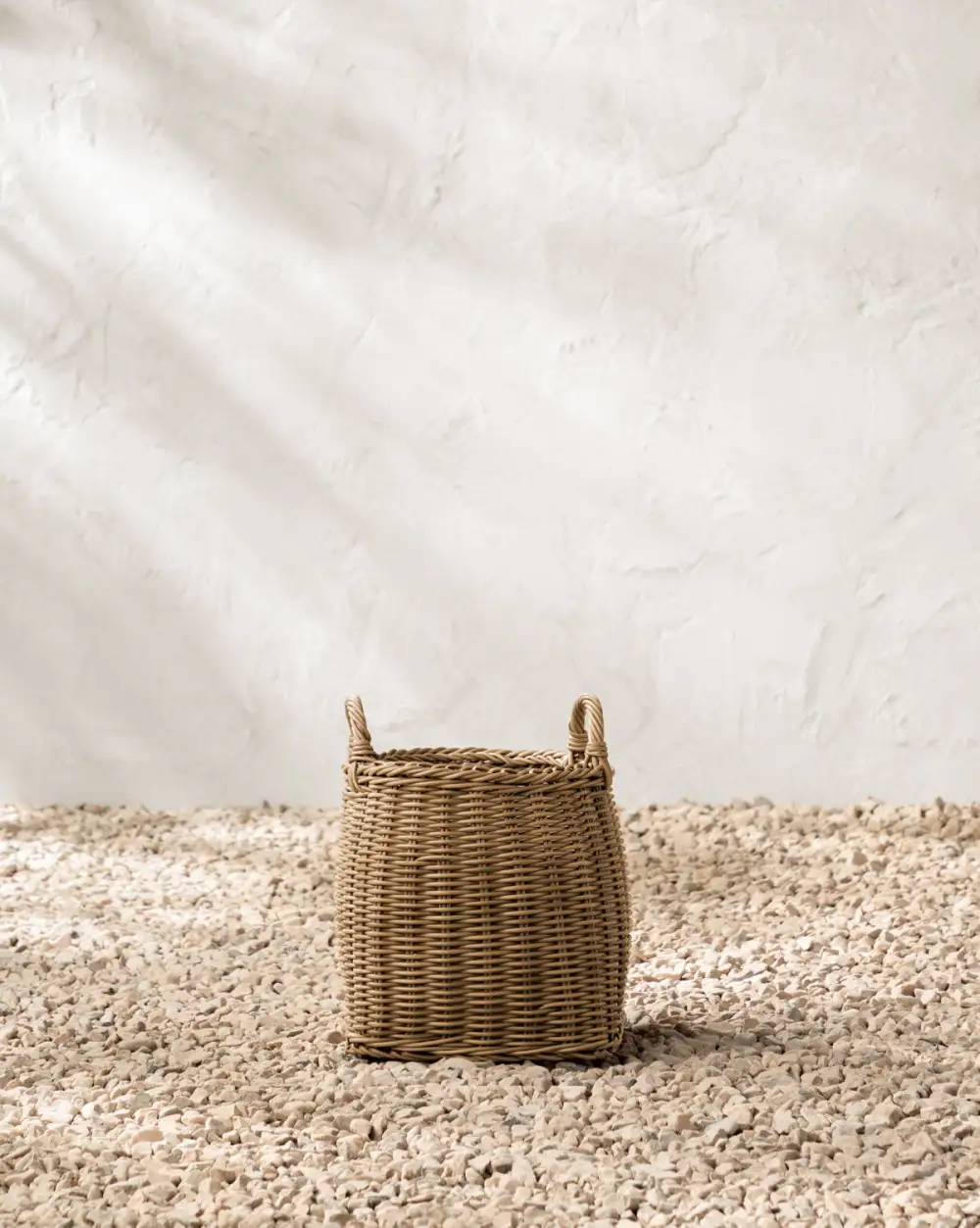 Lightwash Handled Planter Basket