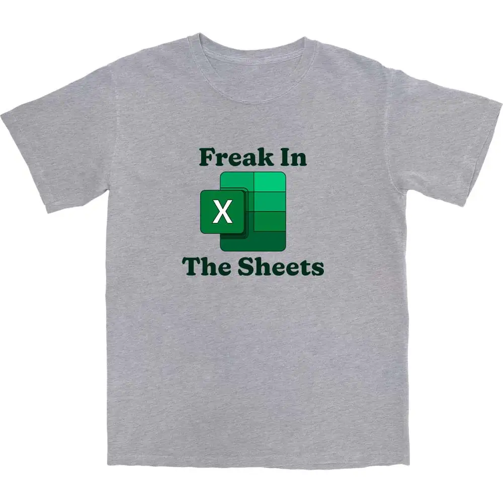 Spreadsheet Humor Cotton Tee
