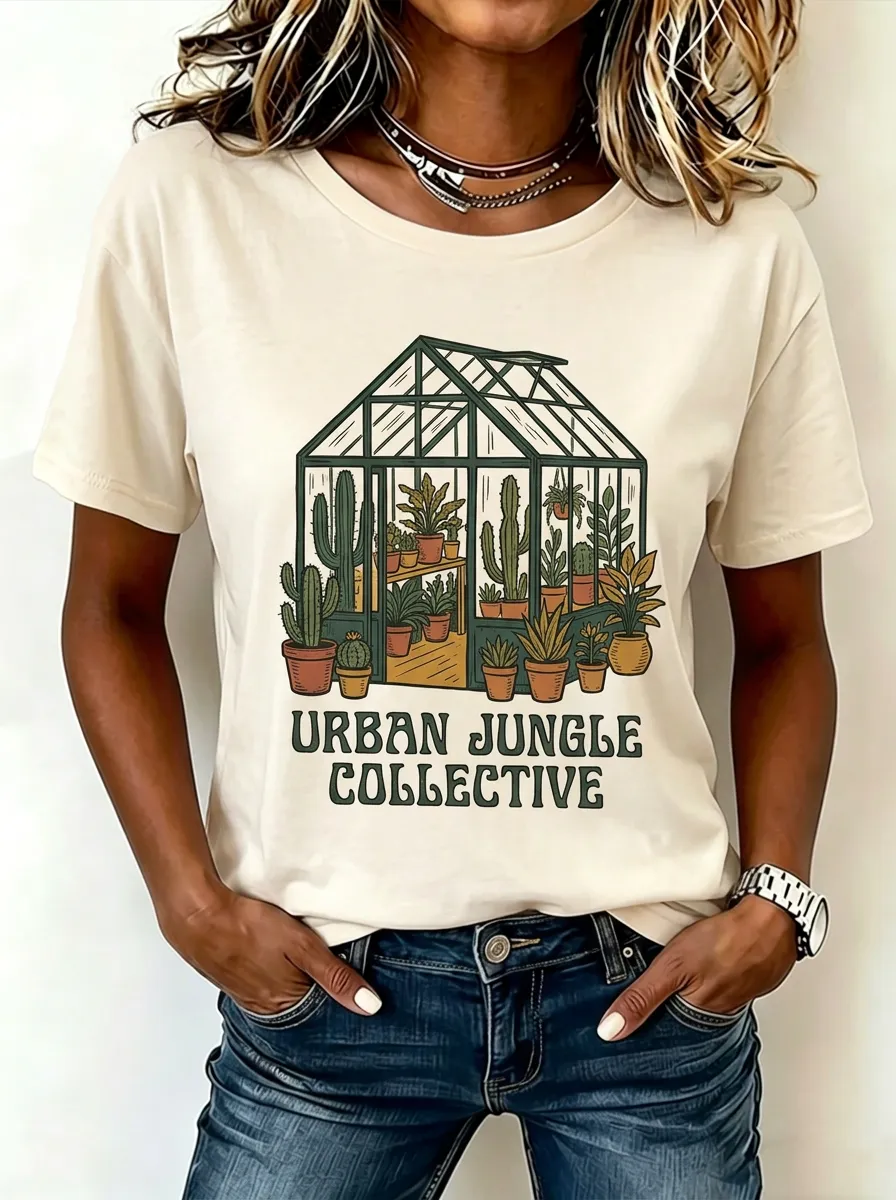 Plant Lover Greenhouse Urban Jungle T-Shirt