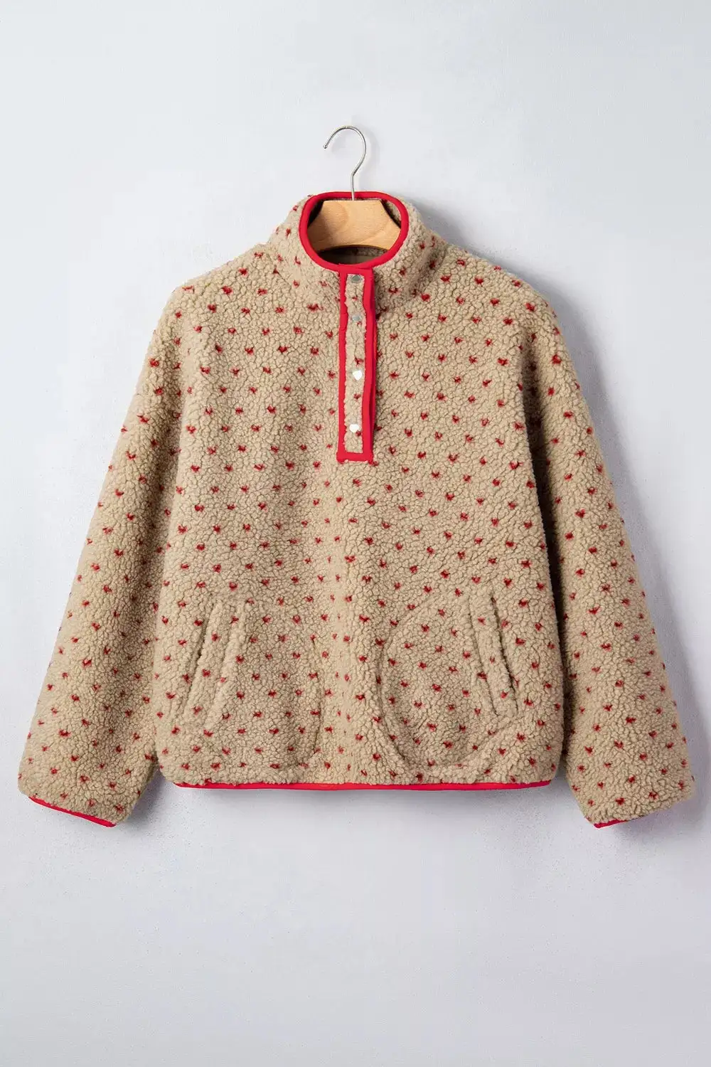 Fleece Color Block Sweatshirt