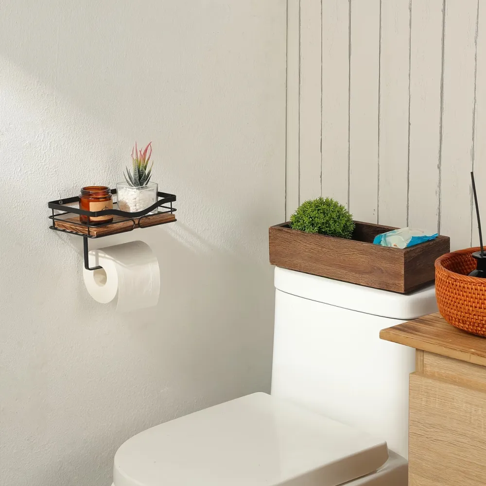 Bathroom Toilet Paper Shelf