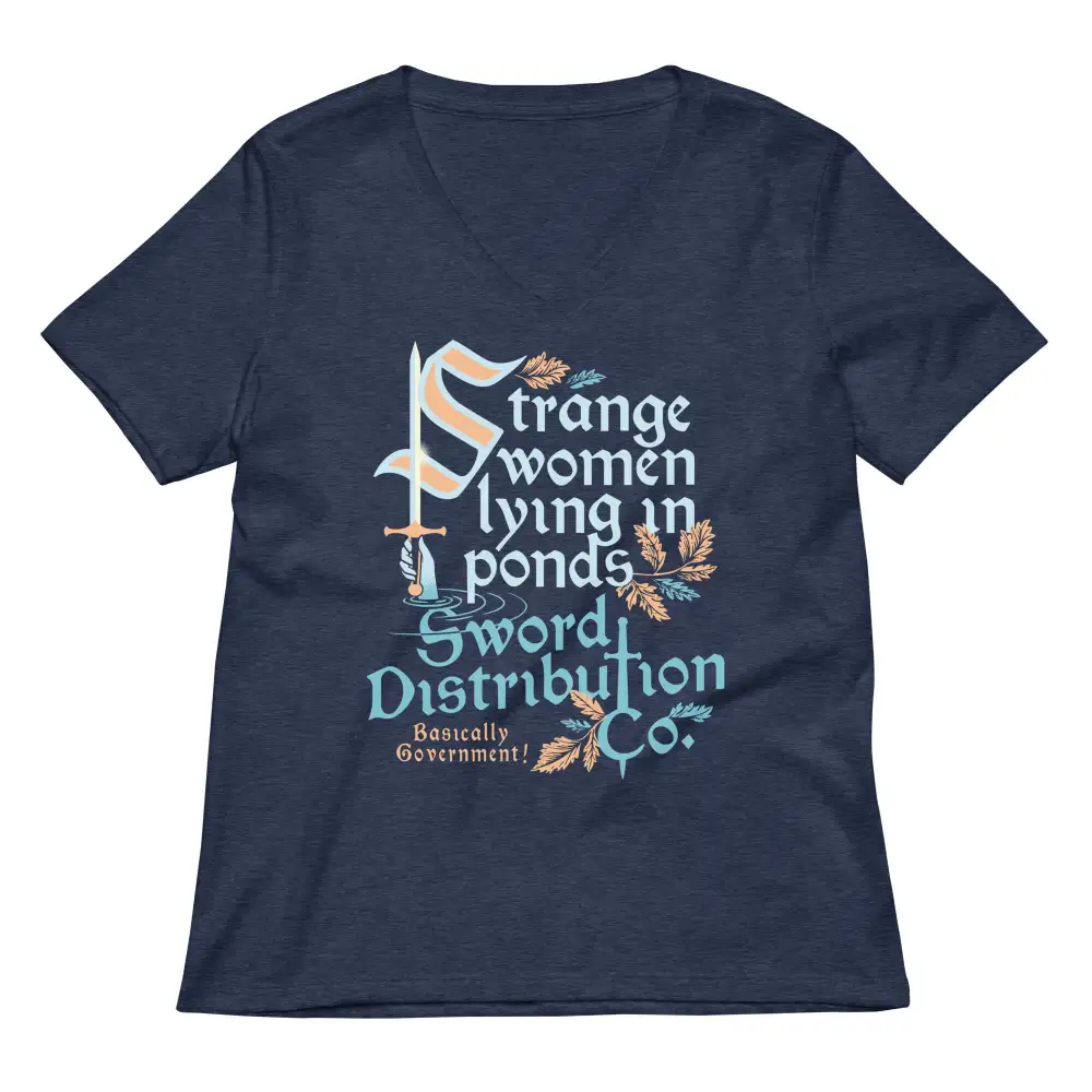 Storybook Pond V Neck Tee