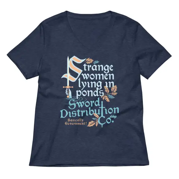 Storybook Pond V Neck Tee