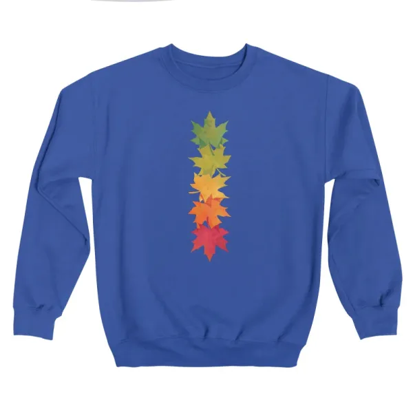 Colorful Autumn Maple Leaves Sweatshirt