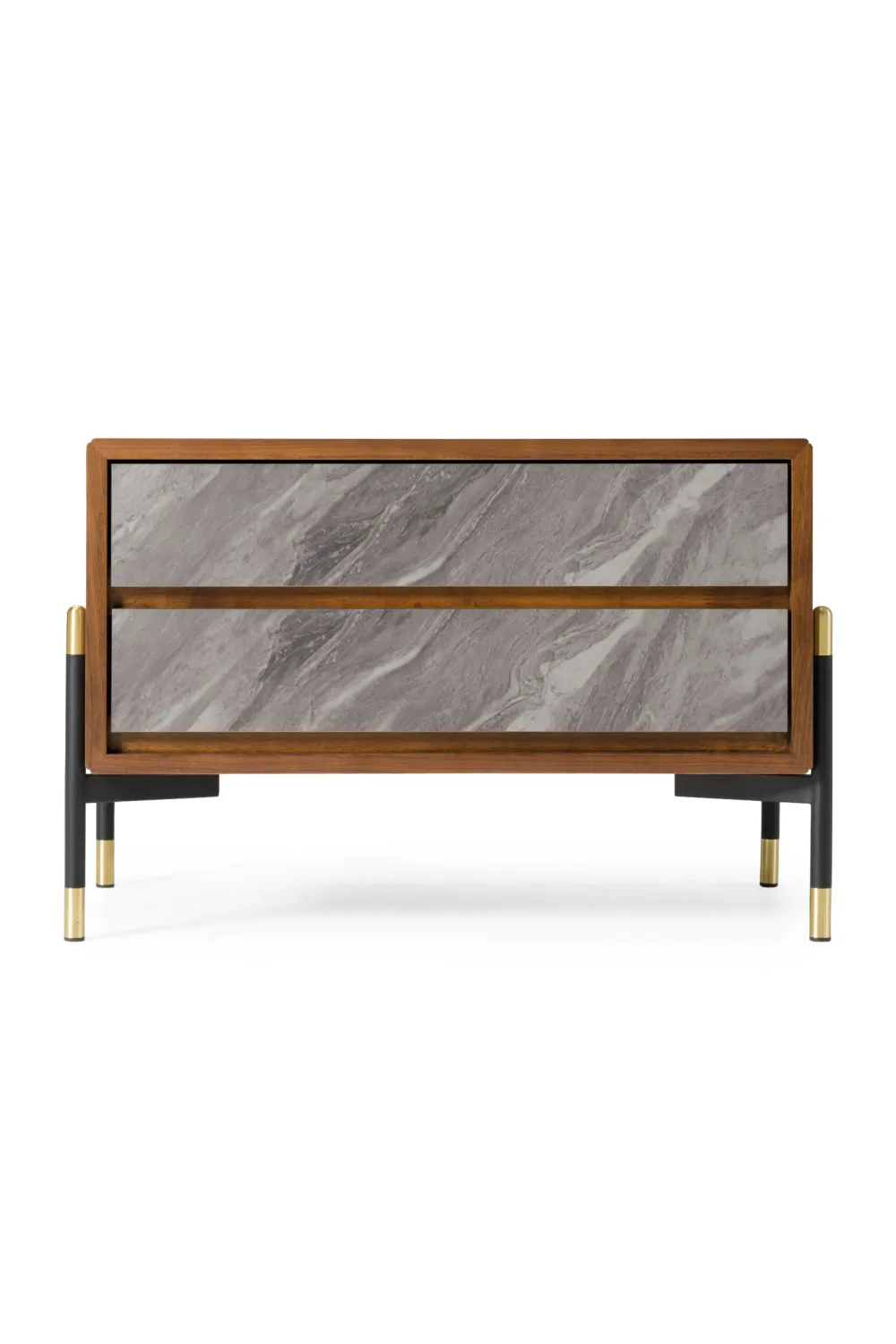 Volcanic Slate Drawer Nightstand