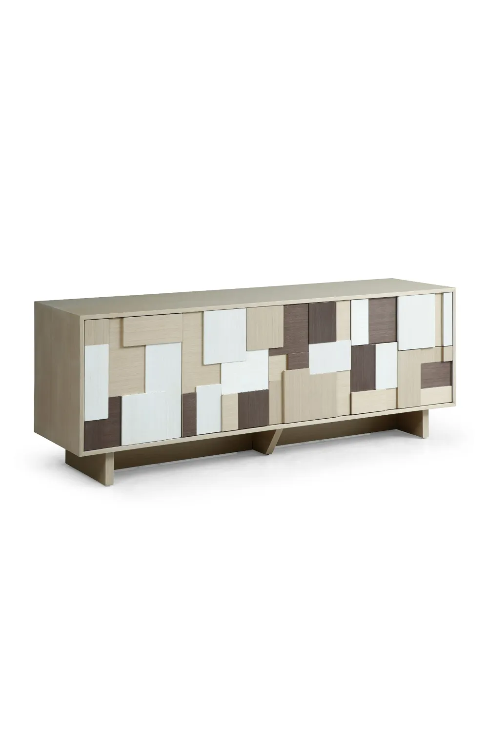 Multi-Colored Patterned Sideboard