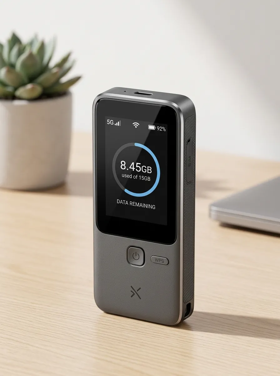 Portable Data Monitor WiFi Router