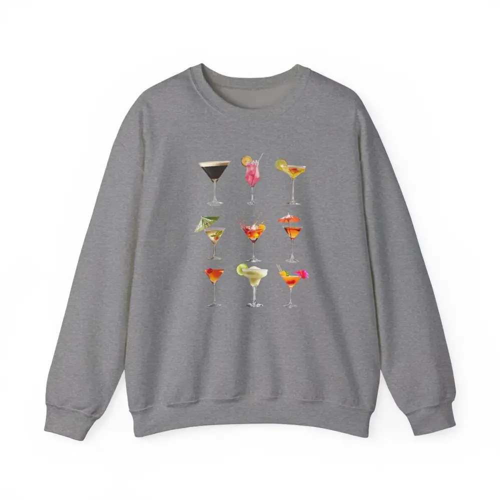 Cocktail Lineup Graphic Sweatshirt