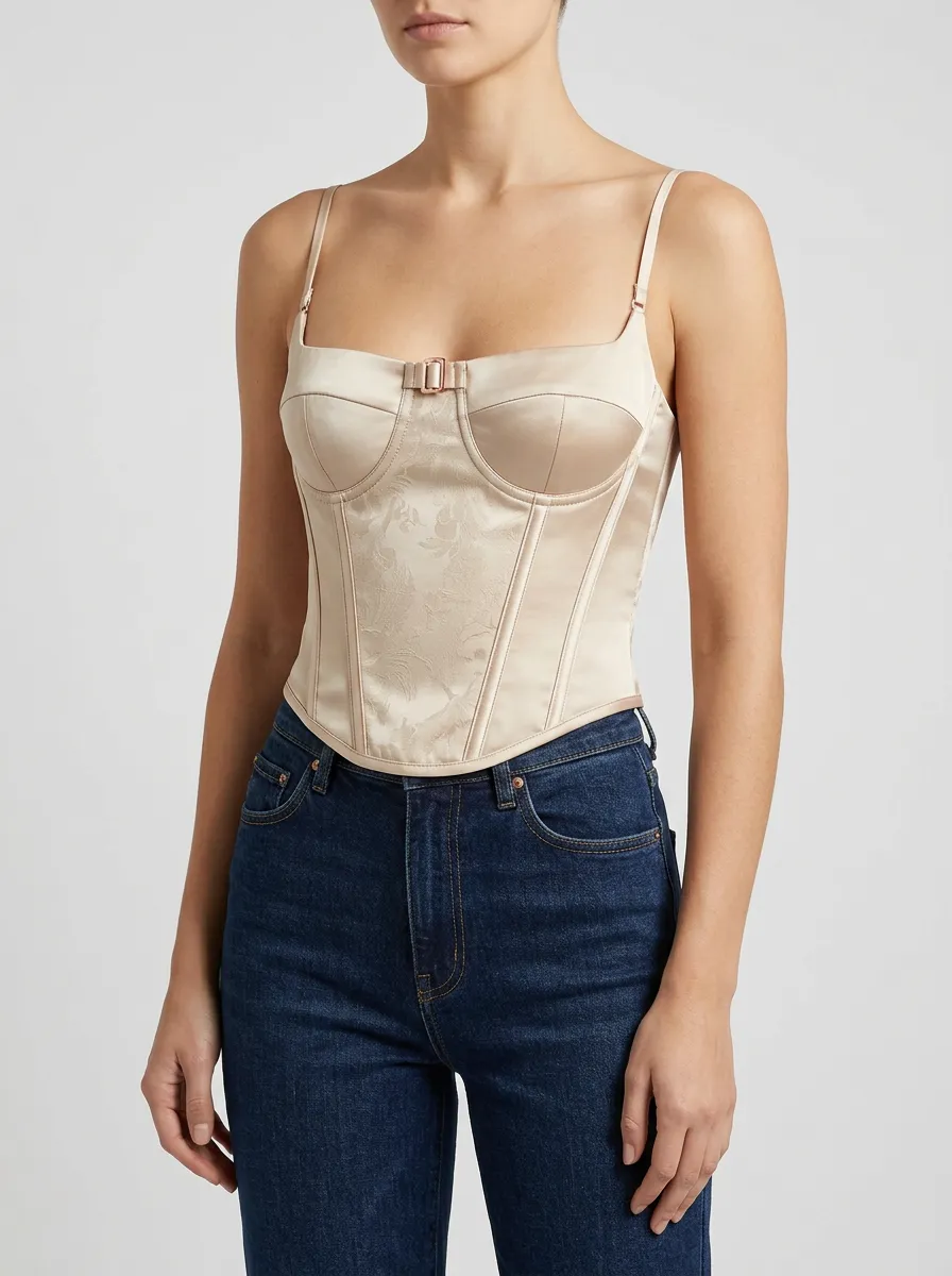 Classic Layered Women's Corset Top