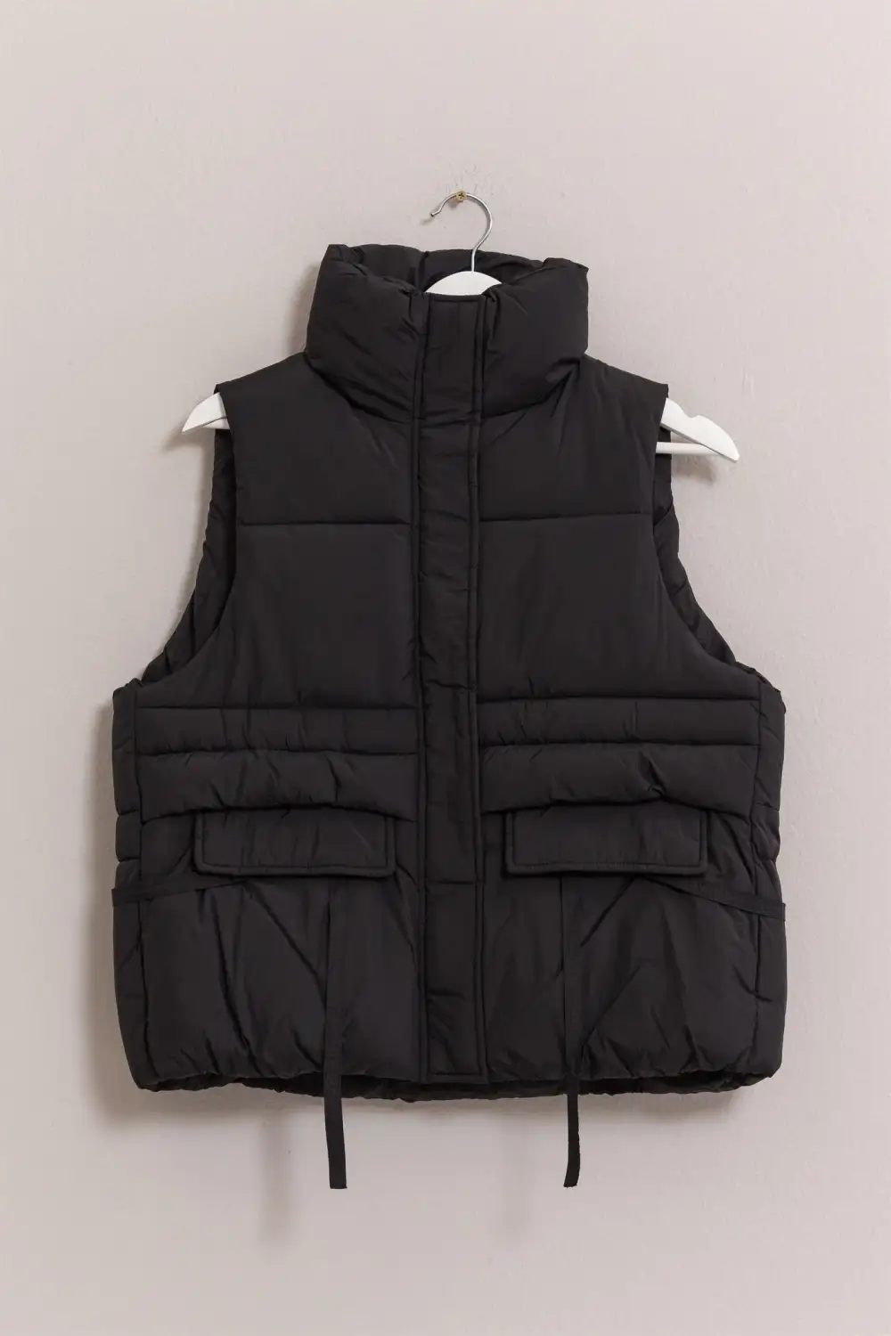 Everyday High Neck Layering Puffer Vest