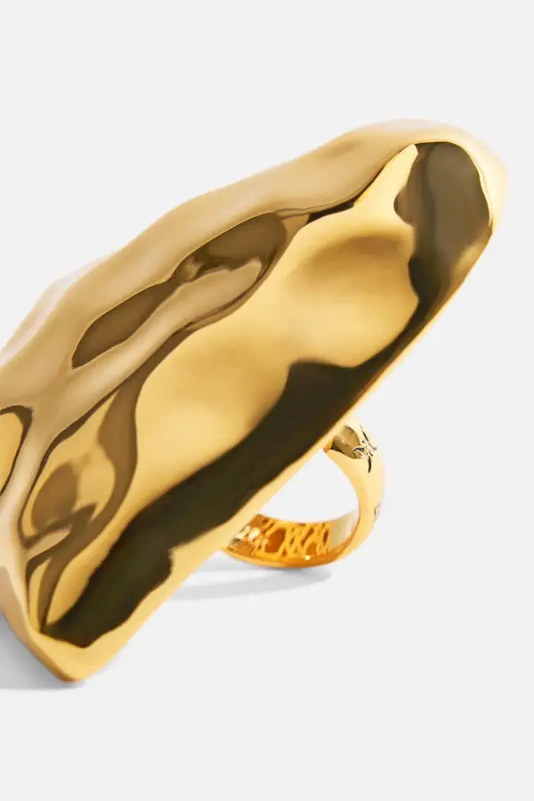 The Heart String Quintet Textured Ring
