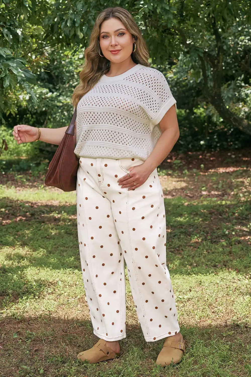 Effortless Polka Dot Jeans