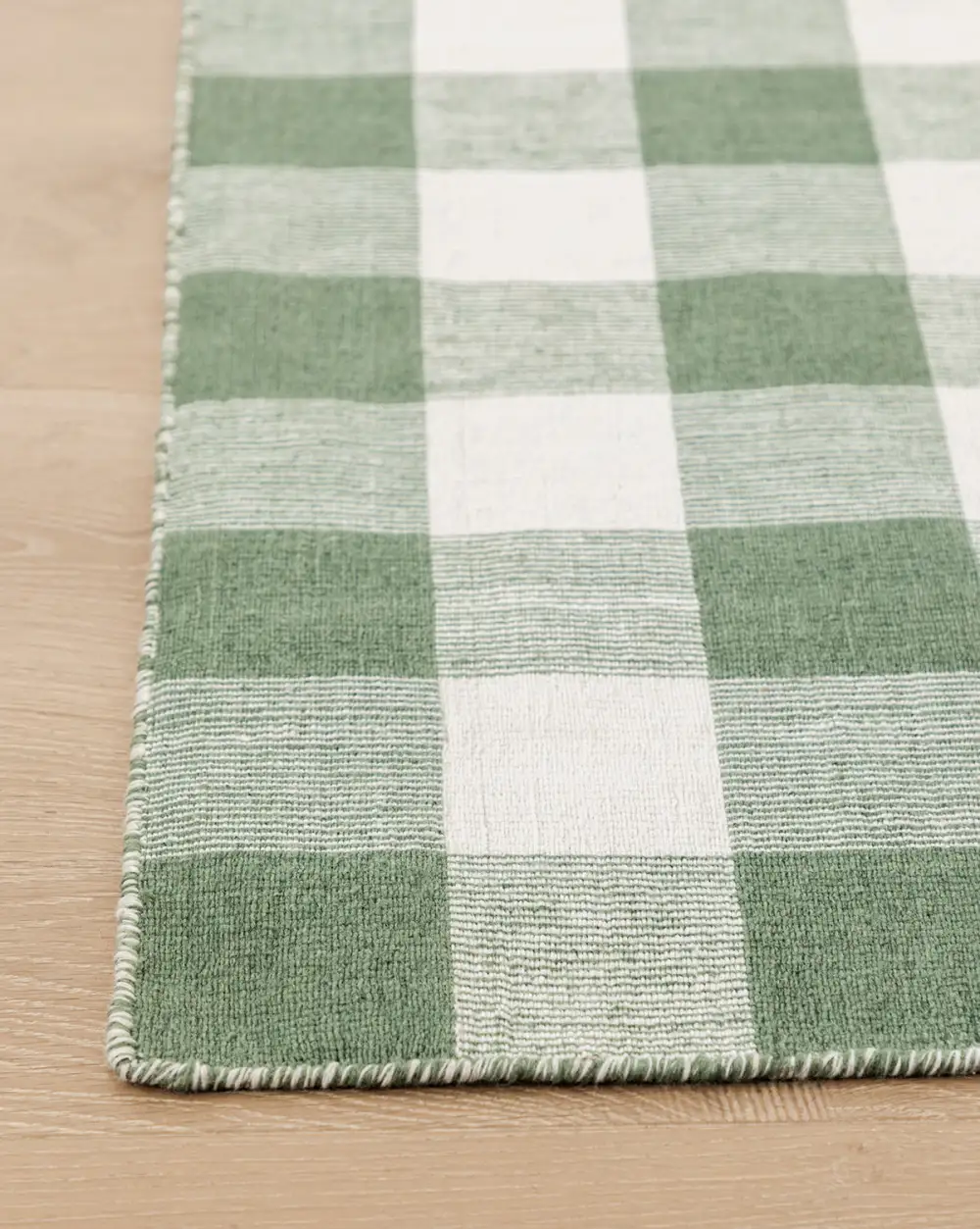 Checker Handwoven Polyester Indoor-Outdoor Area Rug