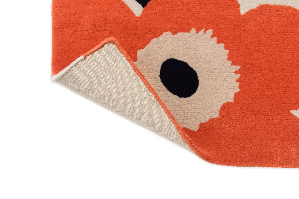 Wool Tufted Floral Area Rug
