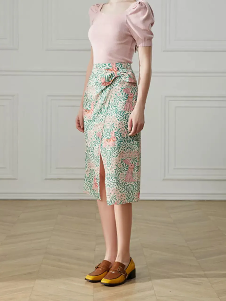 Gentle Festival Everyday Casual Floral Skirt
