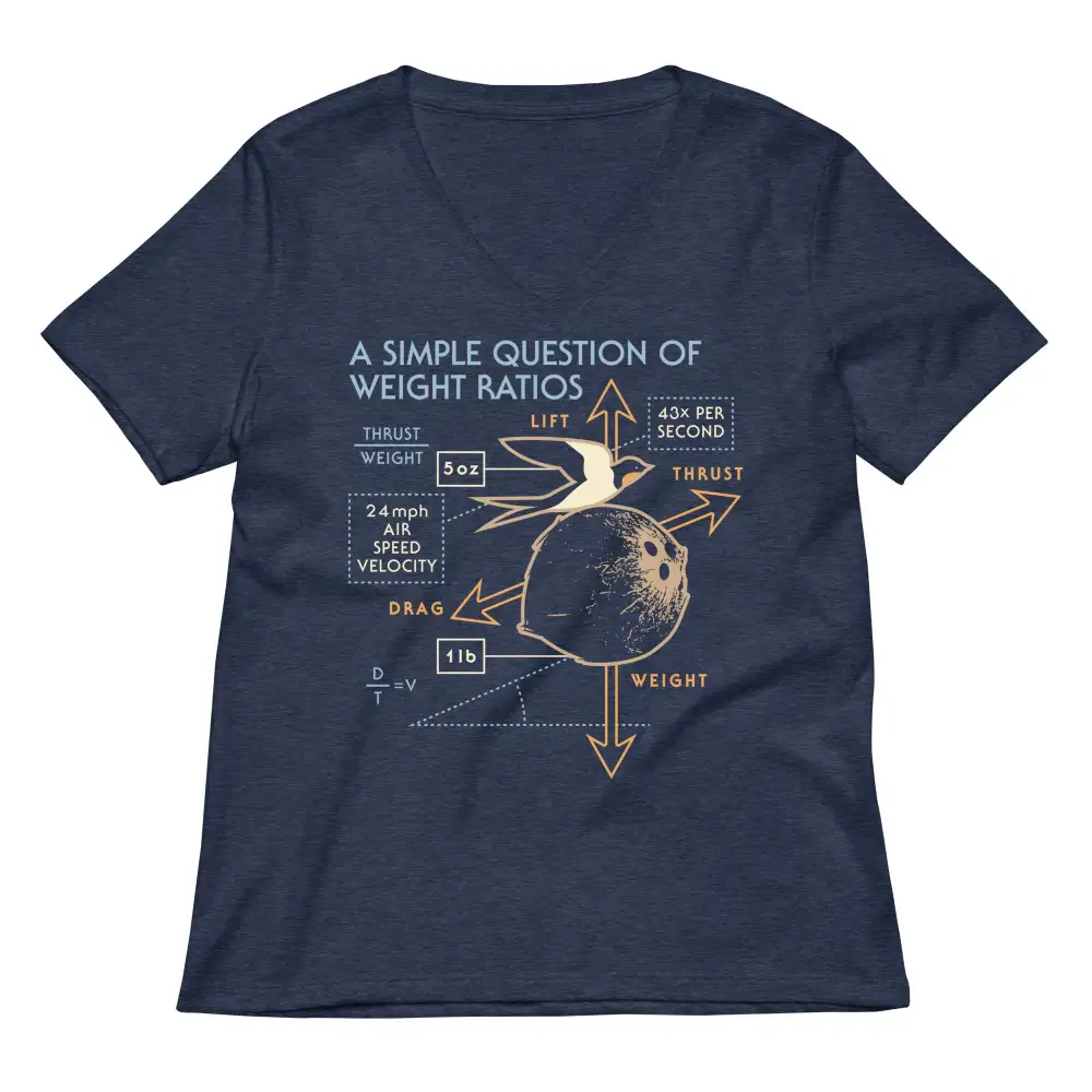 Weight Ratio V Neck Tee