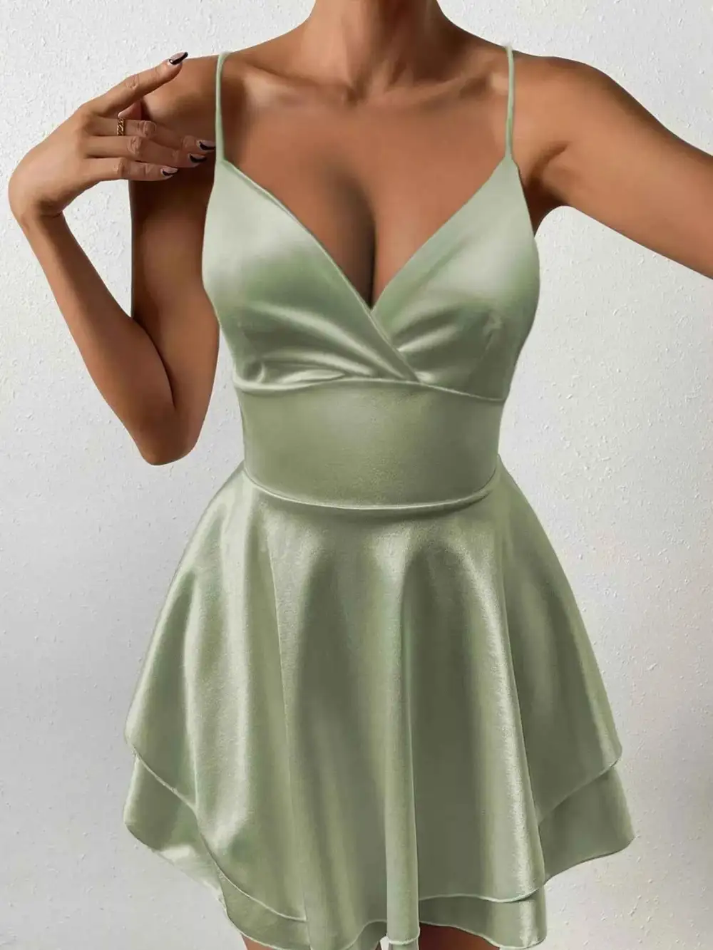 Tie Back Cami Mini Dress