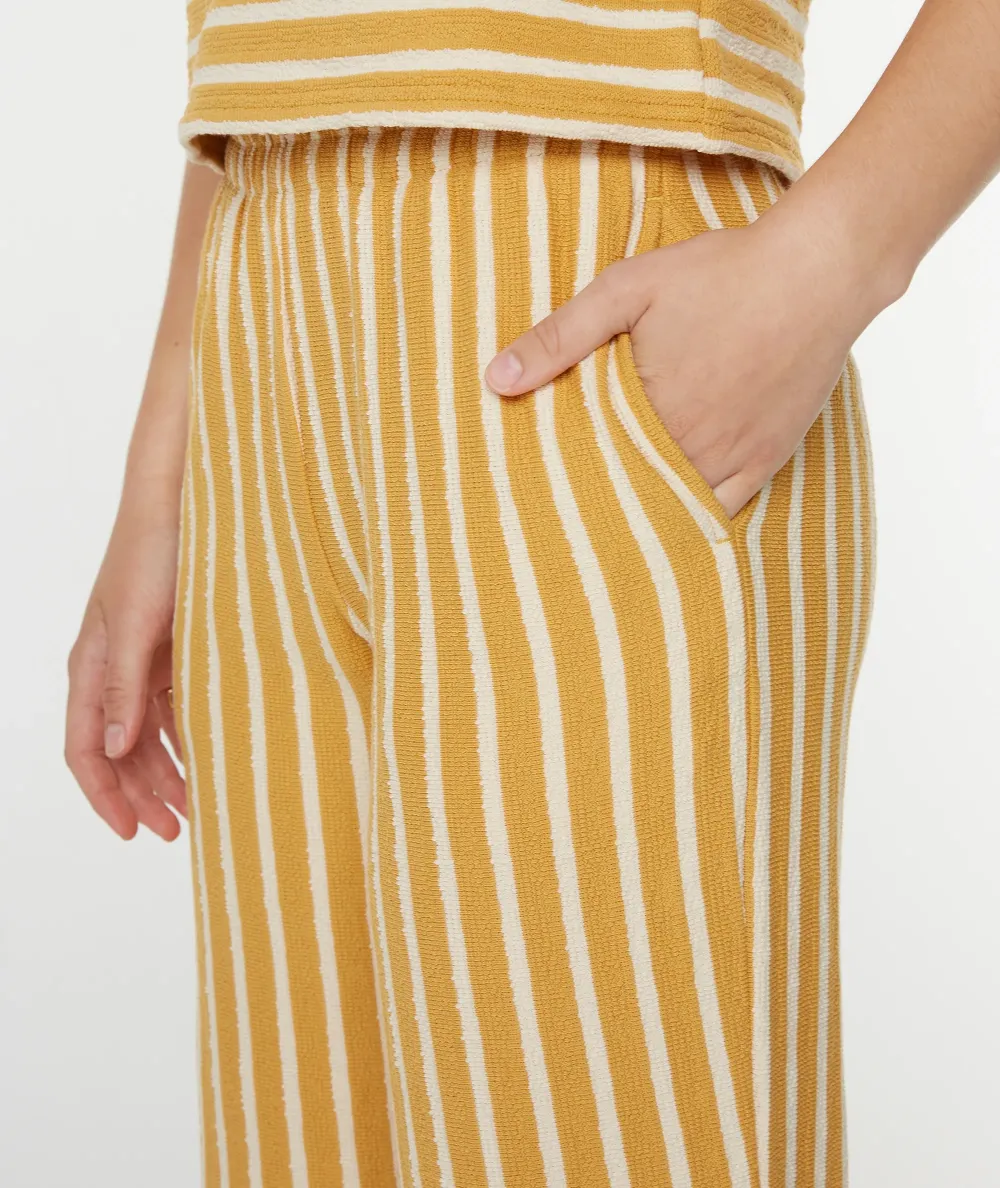 Striped Print Women's Casual Pants