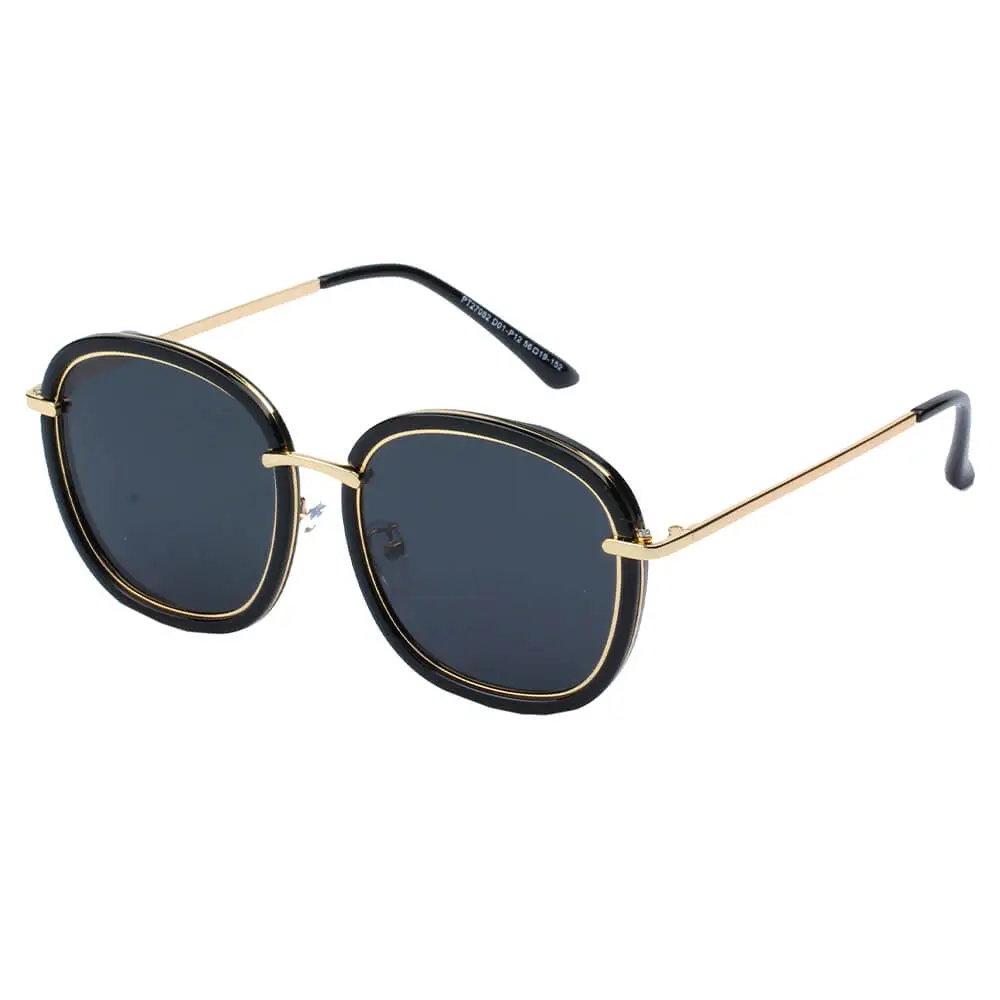 Sleek Round Frame Sunglasses