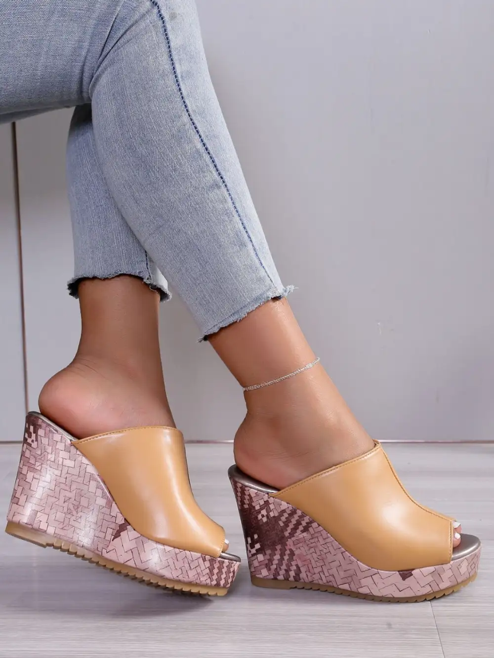 Heels Pu Sandals