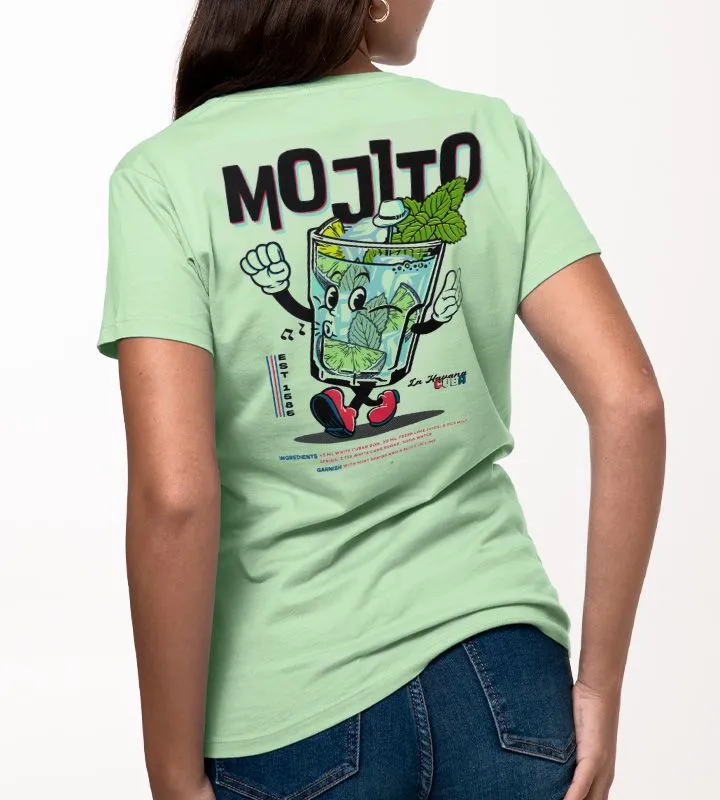 Mojito Cocktail Pattern T-Shirt