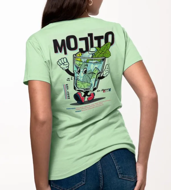 Mojito Cocktail Pattern T-Shirt