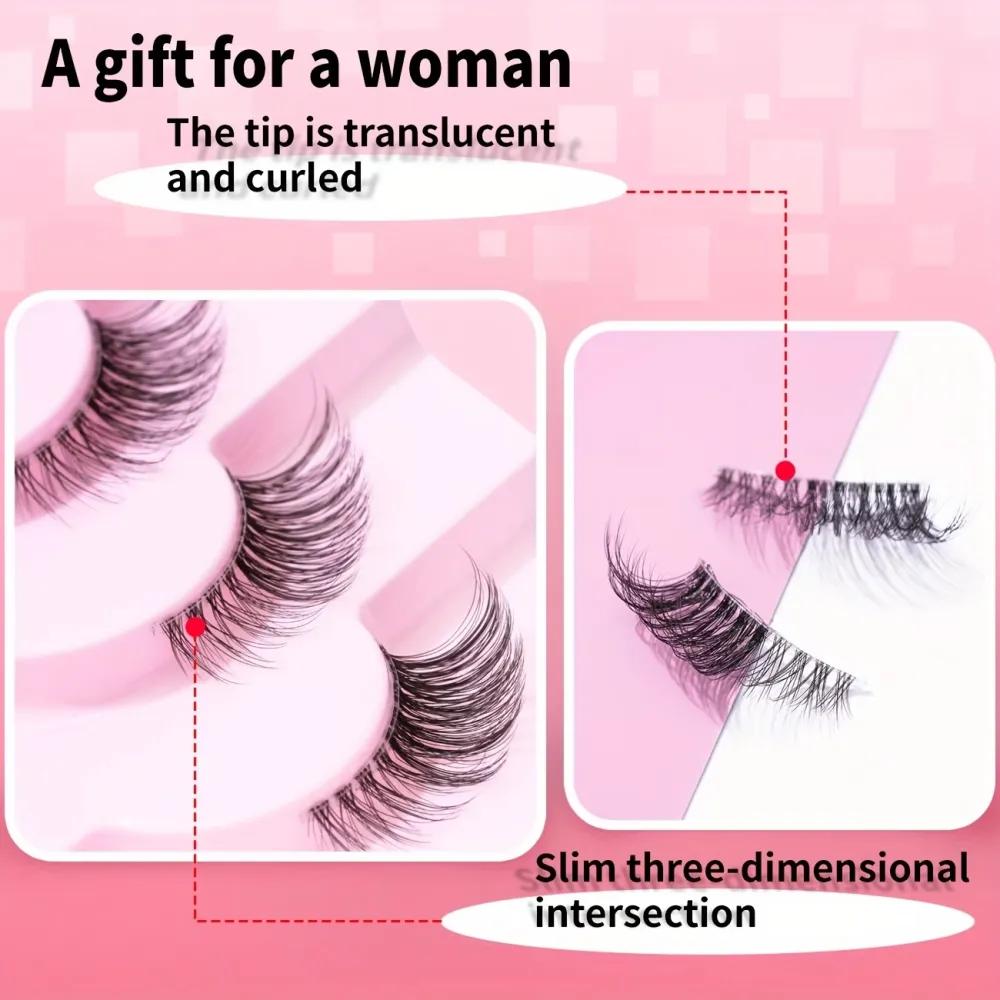 Fluffy Natural False Lashes