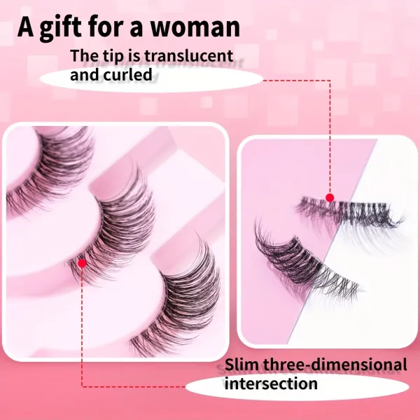 Fluffy Natural False Lashes