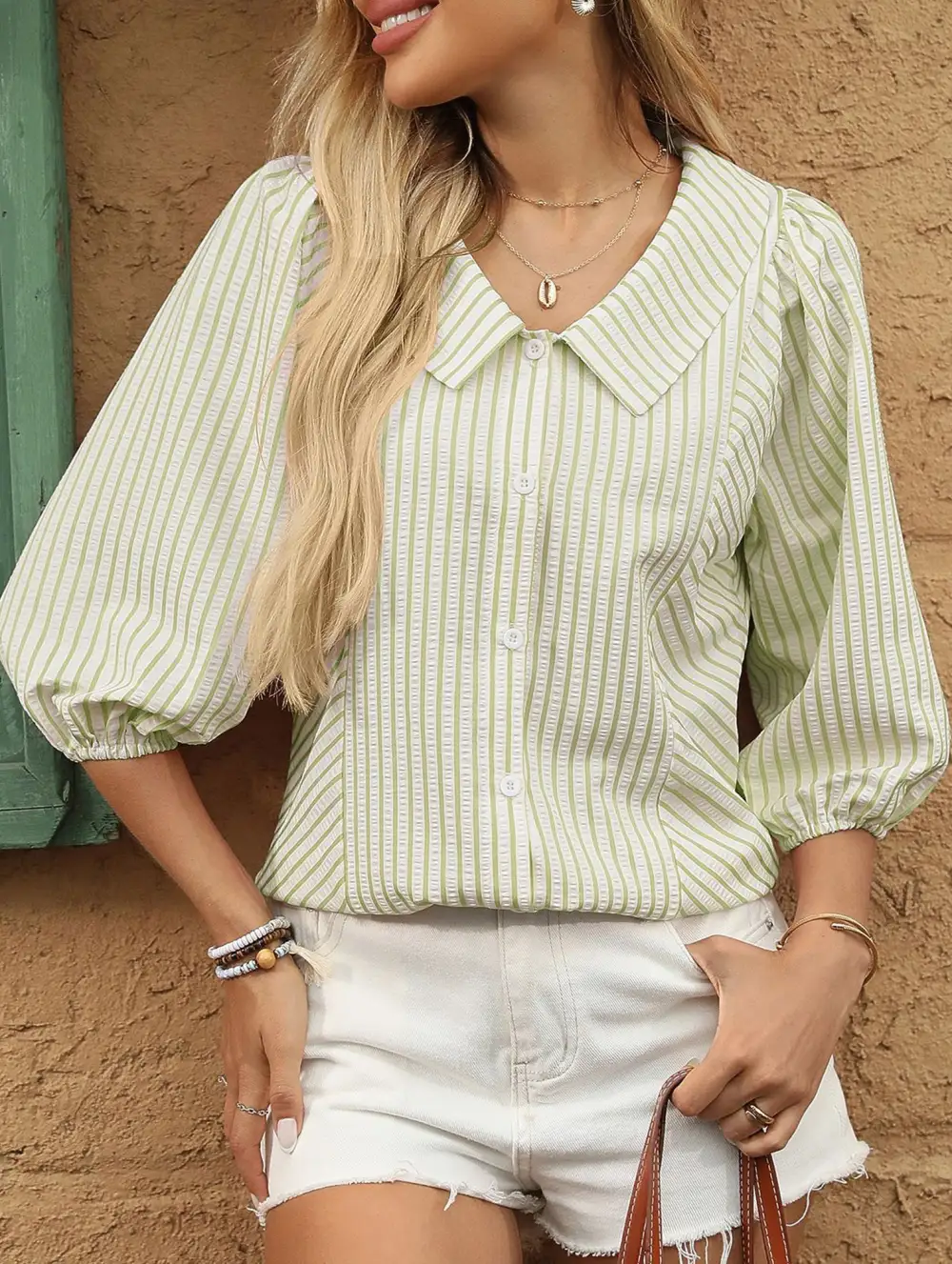 Puff Sleeve Doll Blouse