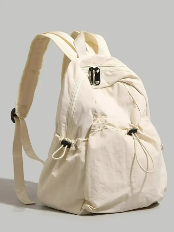 Refined Drawstring Casual Backpack