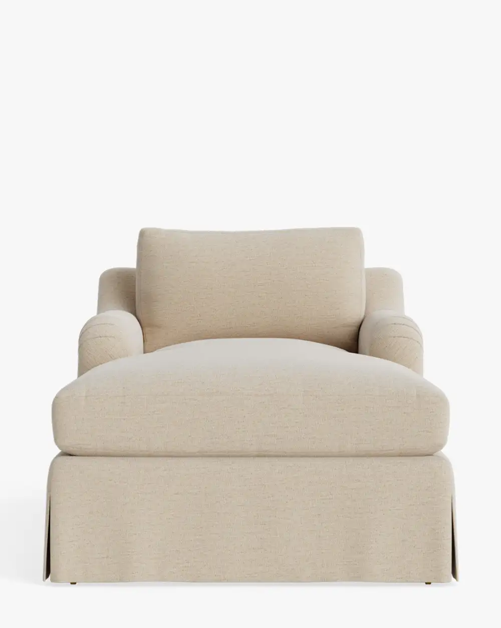 Traditional Wood Chaise