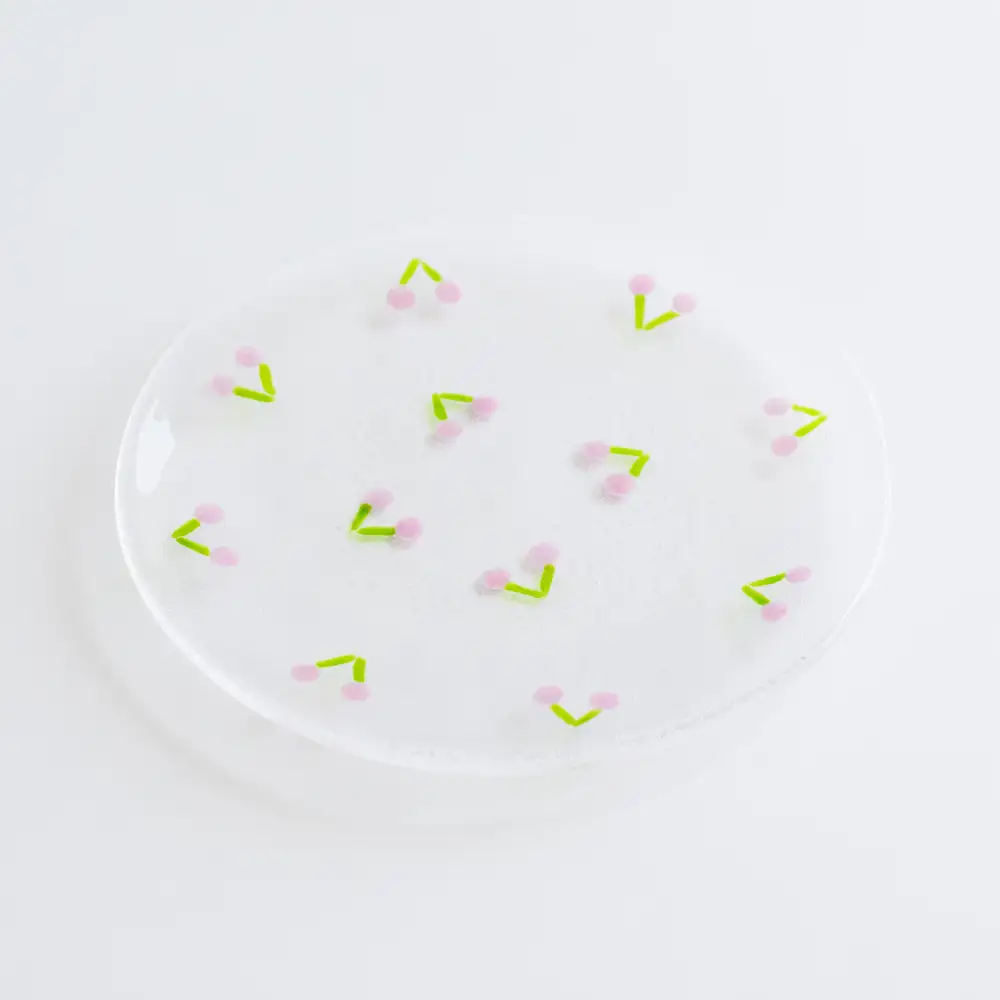 Glass Snack Plate